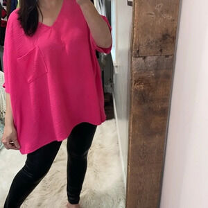 ZENANA pink top size 3X new with tags
